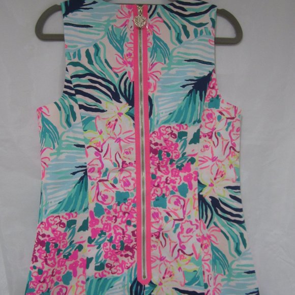 Lilly Pulitzer 4 NWT Mila Stretch Shift Dress Via Flora - Picture 7 of 8